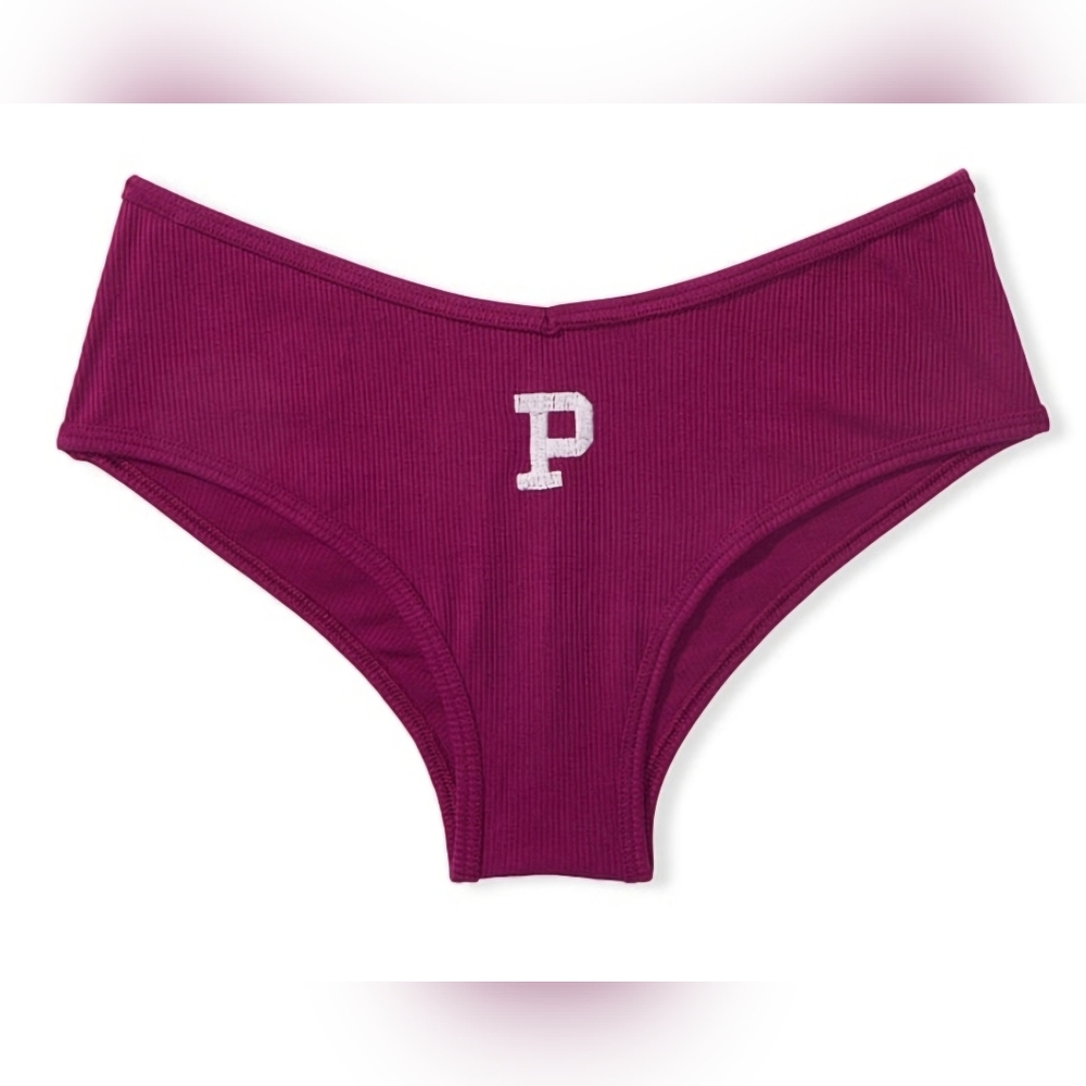 NEW-VICTORIA'S SECRET COTTON CHEEKERS/MAGENTA COLOR/2 AVAILABLE MEDIUM & LARGE